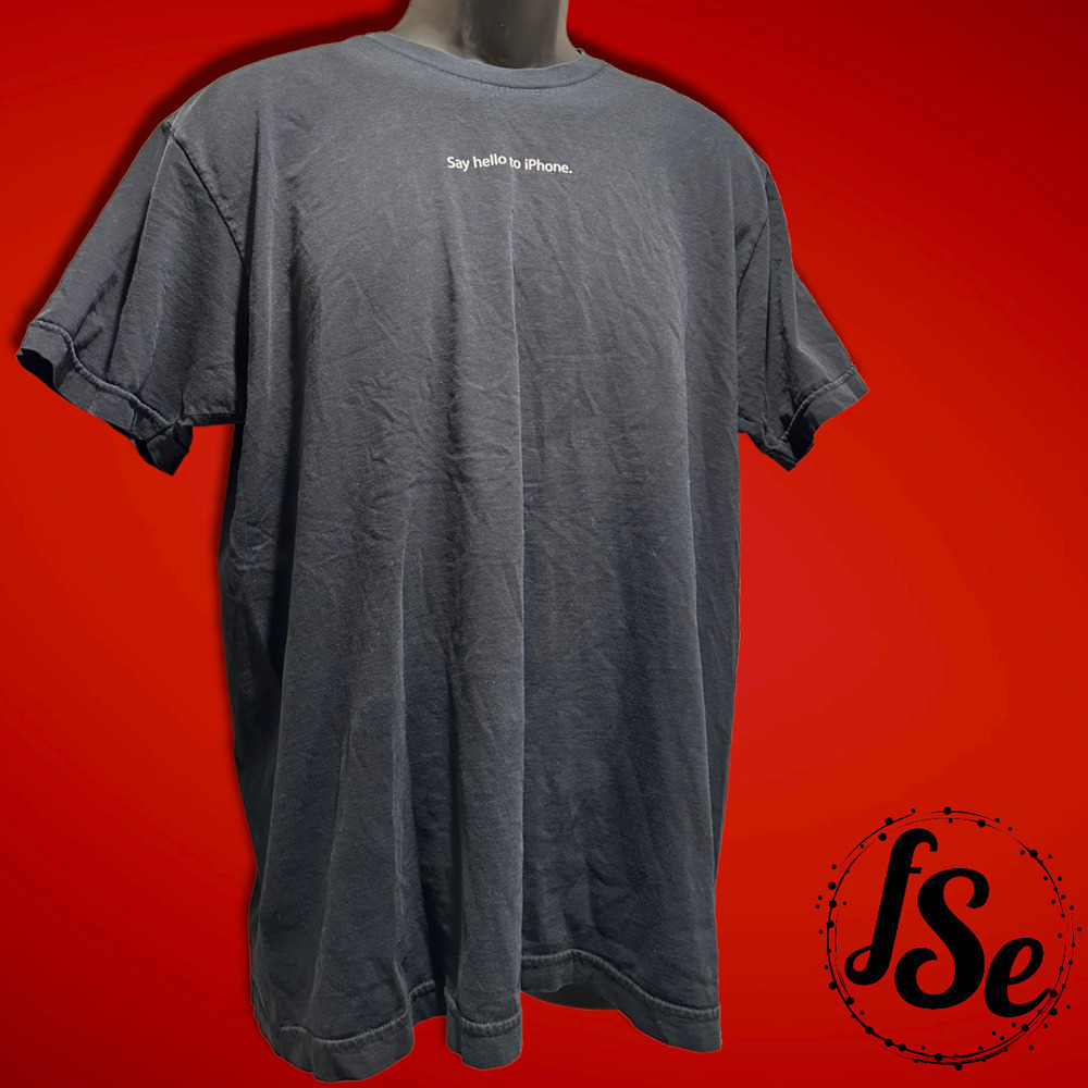 Authentic APPLE Employee Original iPhone Launch Day Commemorative T-Shirt Unisex